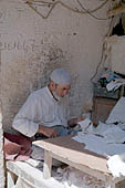 Urfa, the bazaar, one of the few which preserves its authentic values. Felt making